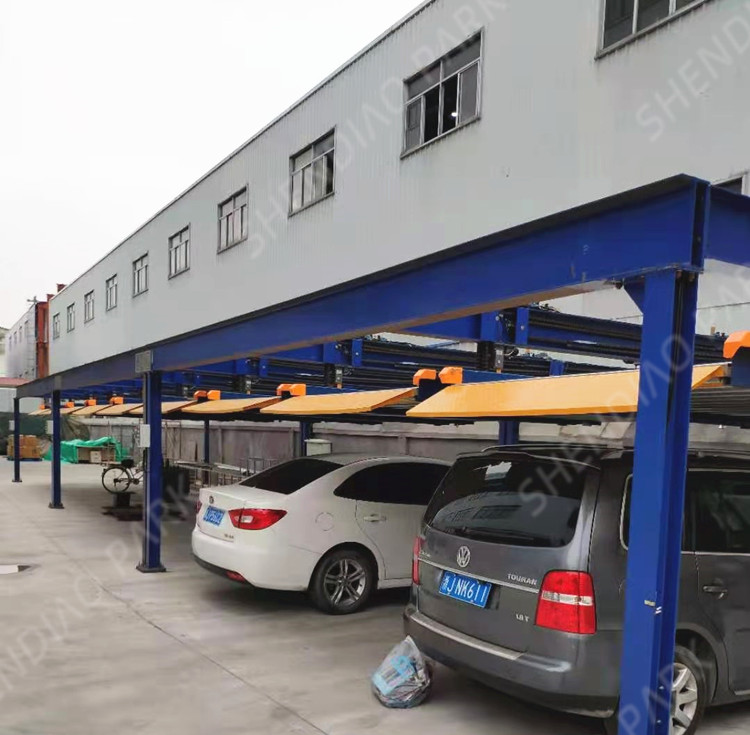 江陰市廠區(qū)機(jī)械車位案例:兩層簡(jiǎn)易升降式機(jī)械車位