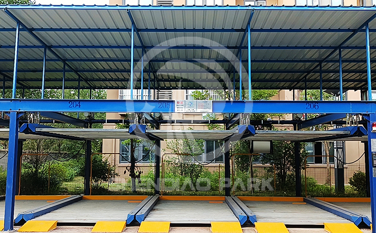 神雕廠區地面機械車位案例實拍 神雕廠區地面機械車位案例實拍